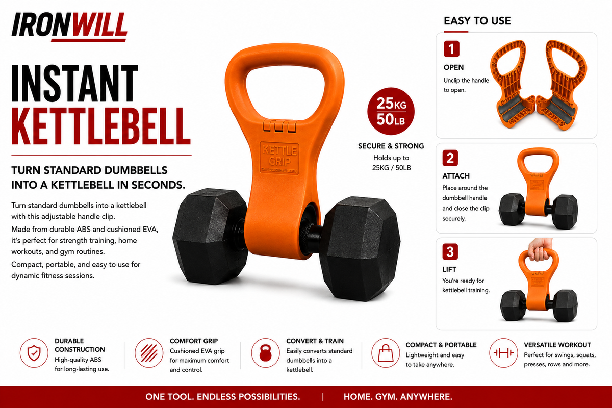 Adjustable Kettlebell Handle Clip